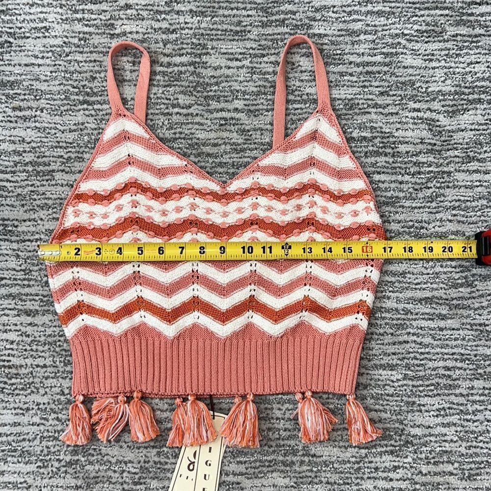 NWT FIGUE Quinn Bralette Orange Multi Medium - Picture 9 of 14